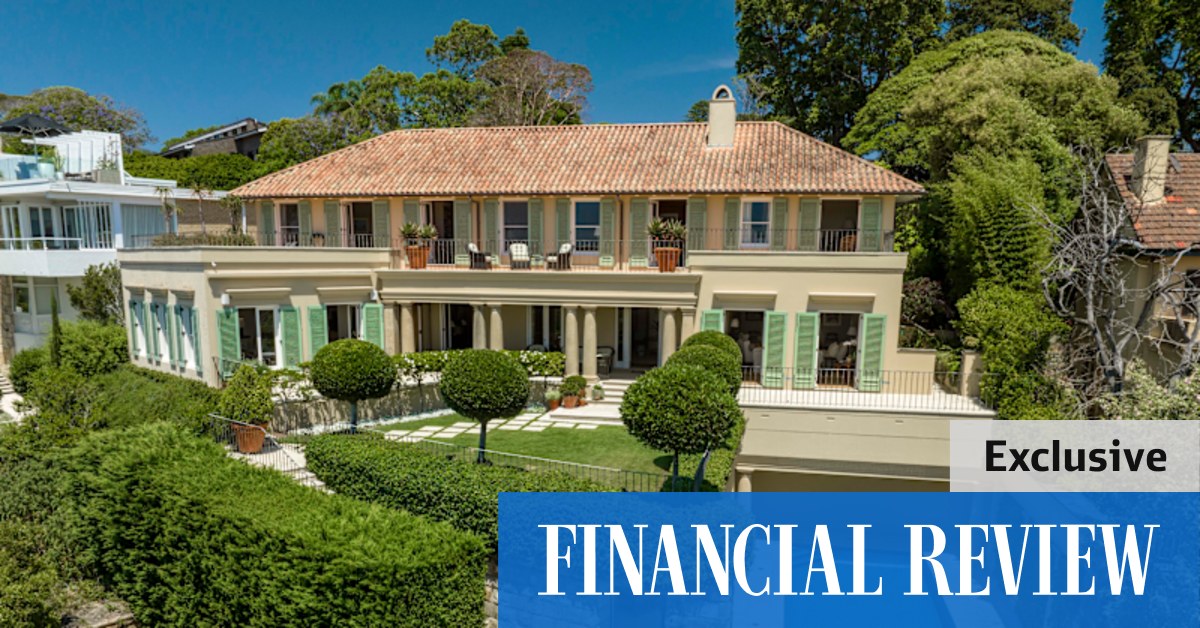 Luxury property: Stockbroker Keiran Horth and lawyer Sarah Druce behind Tim Burroughs' $30m Bellevue Hill mansion sale - Vimarsana News