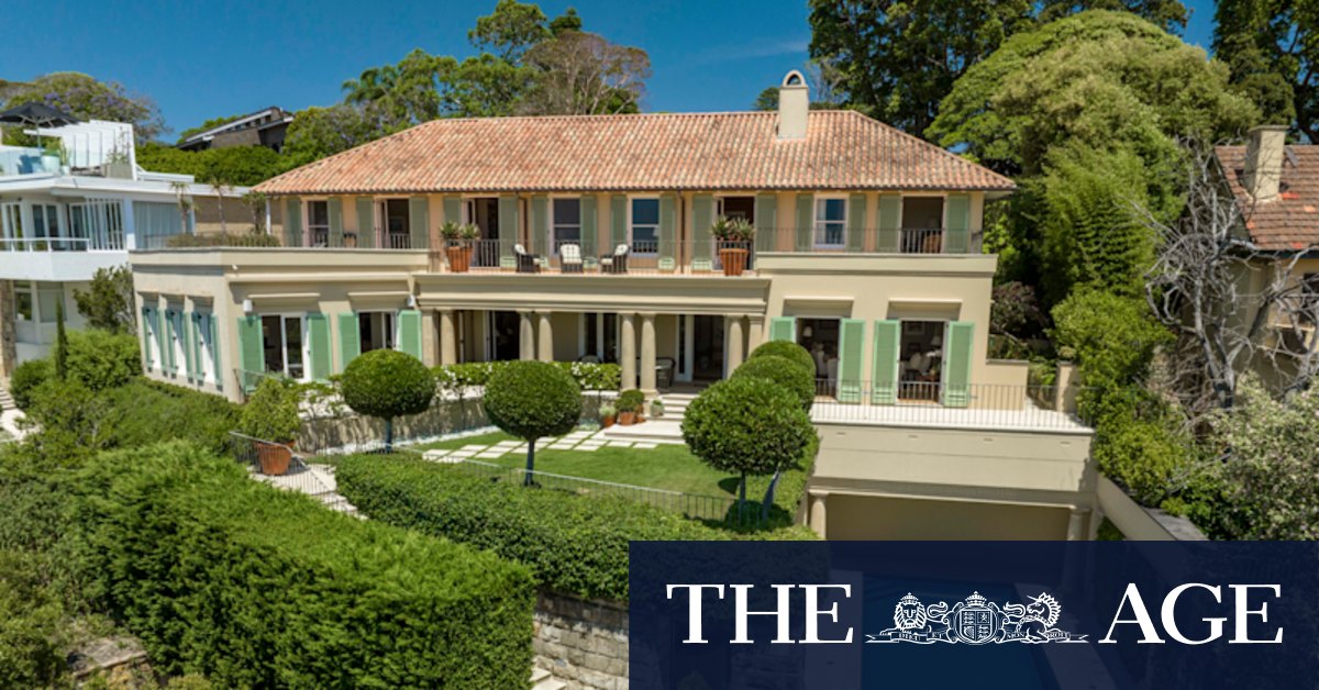 Sydney luxury property: Bellevue Hill trophy home for sale as last-minute Christmas gift idea - Vimarsana News