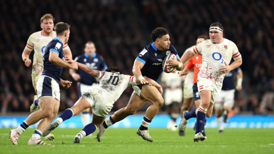 Former Rebels back Sione Tuipulotu is a midfield weapon for Scotland.