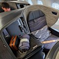 The seat has direct aisle access, but feels tight.