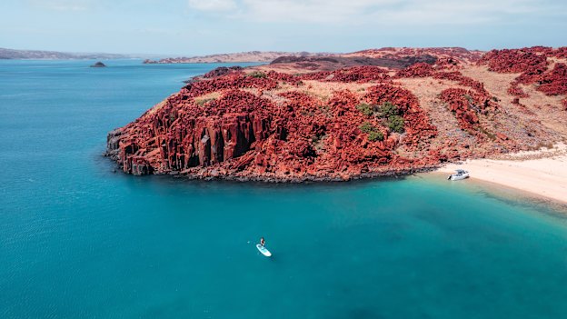 Dampier Archipelago in the Pilbara, part of the newly named UNESCO listed Murujuga Cultural Landscape in WA.