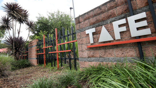 TAFE is facing an "existential threat" according to a former bureaucrat as a new survey has found that staff morale has plummeted.
