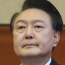 Impeached President Yoon Suk Yeol attends a hearing in his impeachment trial at the Constitutional Court on January 21 in Seoul.