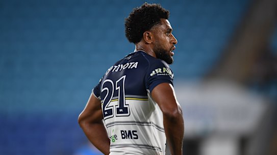 Laitia Moceidreke managed just one NRL game for the North Queensland Cowboys.