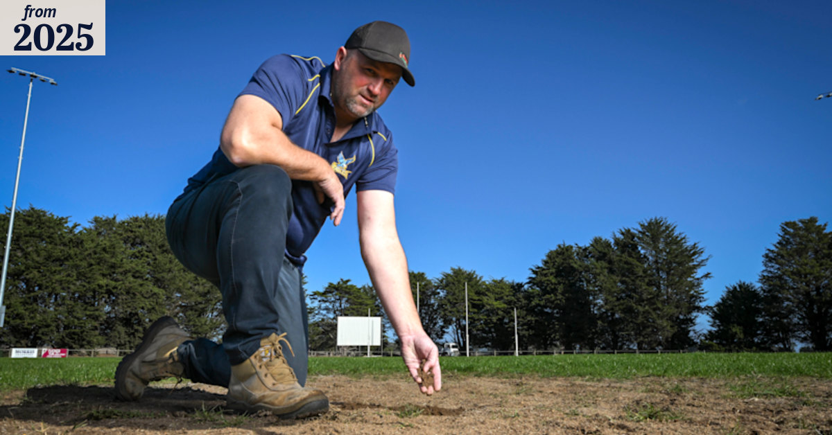 Drought in Victoria: Parched football grounds, dusty farms due to lack ...