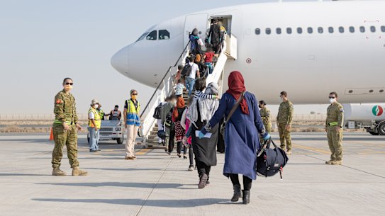 Australian forces evacuated more than 4000 people from Afghanistan last month but thousands of others are still waiting for visas to be processed.