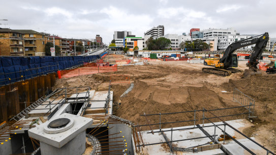 Contruction has stalled on many sites.