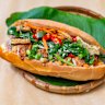The roast pork banh mi.