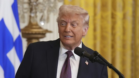 US President Donald Trump on Monday.