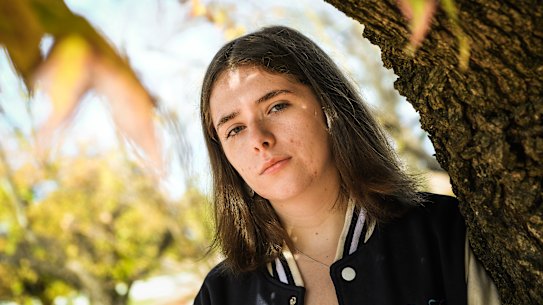 Year 11 student Bri Hines from Myrtelford. 