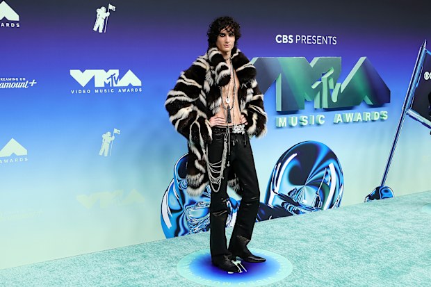Sombr attends the 2026 MTV Video Music Awards (VMAs) at Peacock Theater on September 27, 2026 in Los Angeles, California.