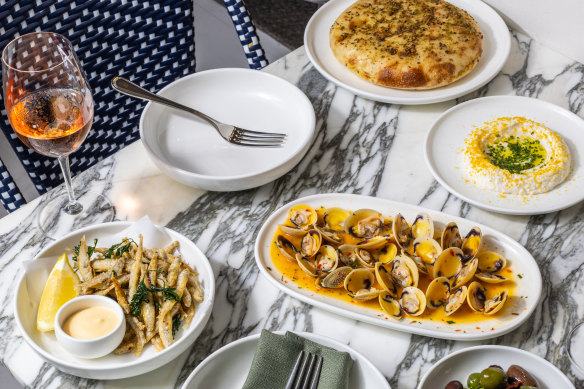 The Mediterranean menu draws on Turkish, Greek and Lebanese cuisines.
