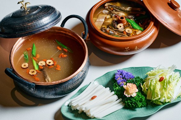 Mushroom stars in several dishes at Colourful Yunnan.