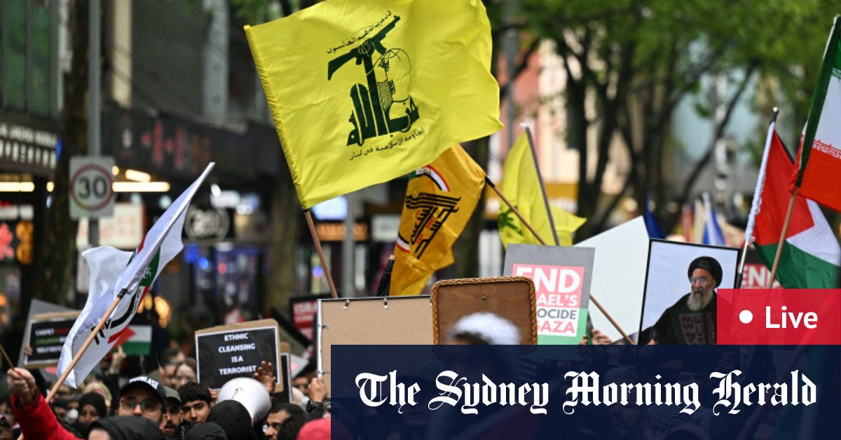 Australia news LIVE IsraelLebanon conflict intensifies; Sydney