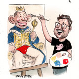 Johannes Leak will be painting Tony Abbott’s portrait.