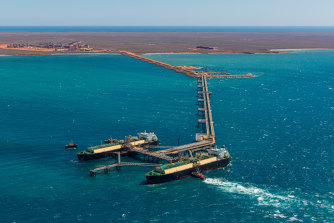 Chevron’s Gorgon LNG terminal. Under the Greens plan, companies would pay almost $90 billion in extra tax over the next decade.