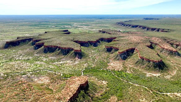 The area in the Kimberley where Theia Energy planned to frack. 
