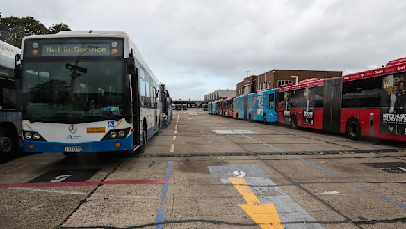 Scores of bendy buses across Sydney have been out of service for months.