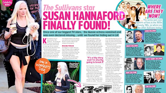 Susan Hannaford has become something of a tabloid magazine's dream.