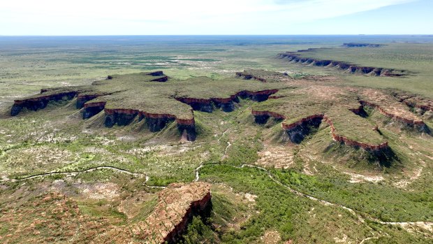 The area in the Kimberley where Theia Energy planned to frack. 