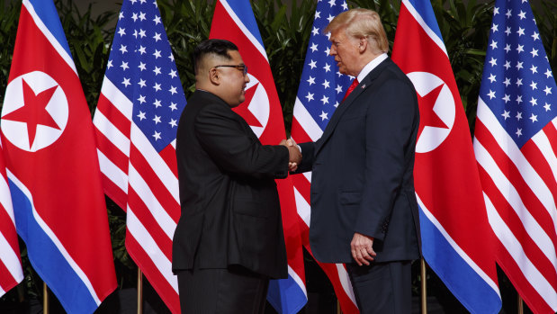 Historic: President Donald Trump meets with North Korean leader Kim Jong-un.