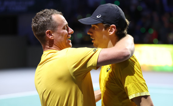 Lleyton Hewitt and Alex de Minaur are kindred spirits.