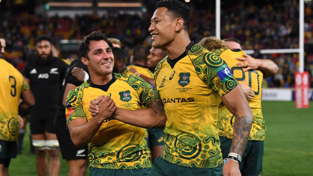 High profile: Folau is one of Australia's highest paid rugby players