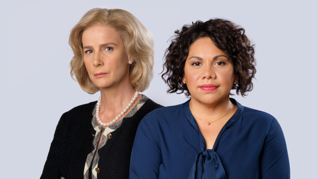 Rachel Griffiths (left) and Deborah Mailman star in a new season of the acclaimed drama, Total Control. 