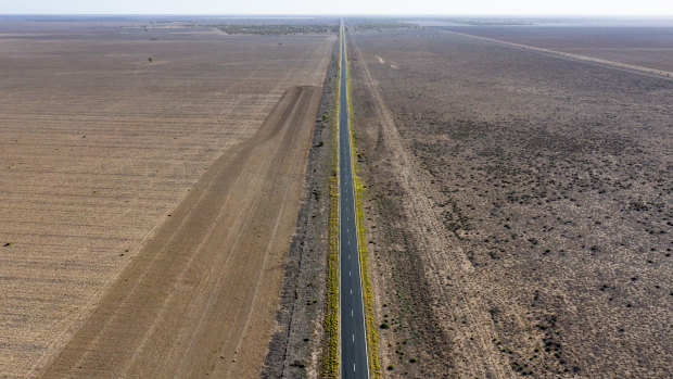 Drought stricken country near Walgett.