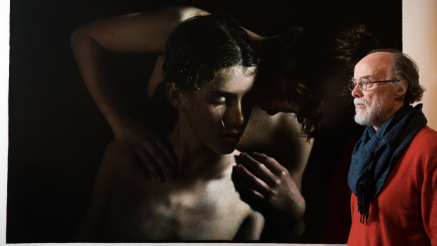 The subjects in Bill Henson's photographs appear completely absorbed in intimacy, unaware of the viewer's gaze.