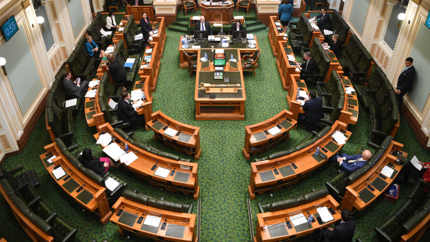 A scaled back Question Time at Queensland Parliament on Wednesday.