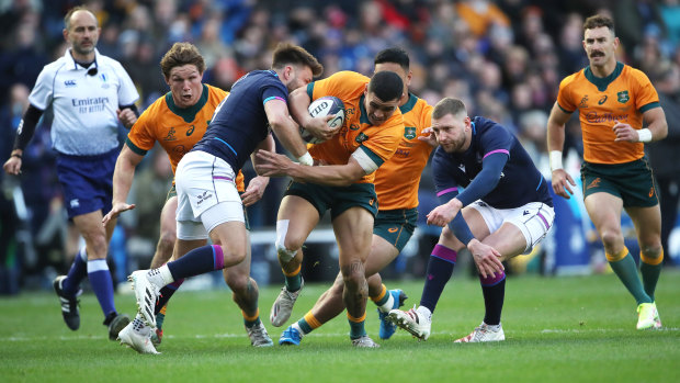 Perese made two appearances for the Wallabies at the end of last season. 