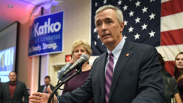 John Katko said voted against a sitting president of his own party. 