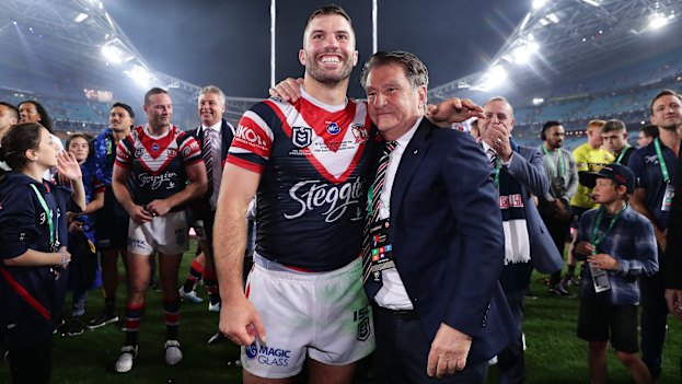 James Tedesco with Nick Politis.