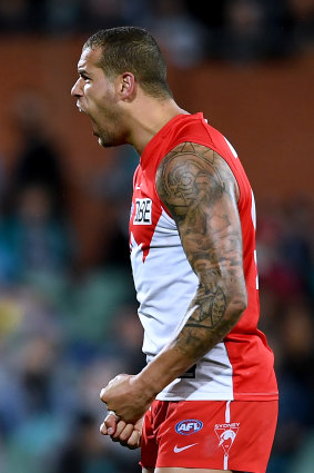 Lance Franklin’s four goals weren’t enough for Sydney.   