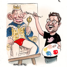 Johannes Leak will be painting Tony Abbott’s portrait.