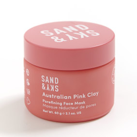 Sand & Sky Australian Pink Clay Porefining Face Mask.