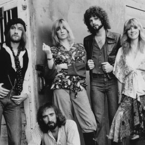 Fleetwood Mac in 1976, from left to right, Mick Fleetwood, John McVie, Christine McVie, Lindsey Buckingham and Stevie Nicks.