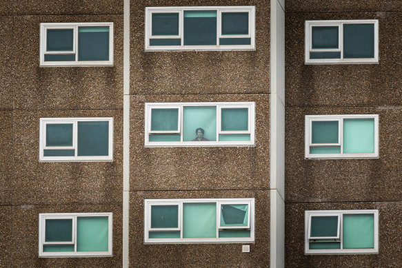 The government was highly criticised for its handling of the lockdown of nine public housing towers in winter last year.