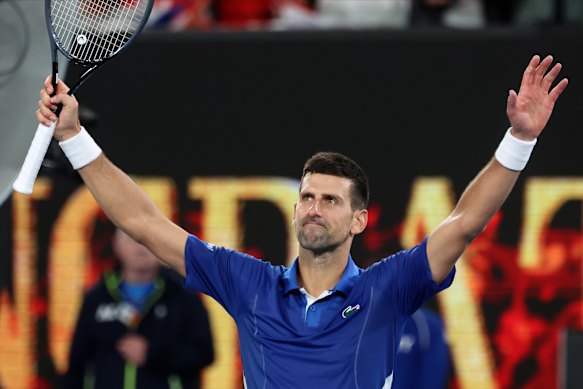 Djokovic booked his place in the fourth round with ease.