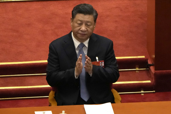 Unwavering: Chinese President Xi Jinping.