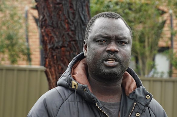 Dau’s father, Elbino Akueng. 