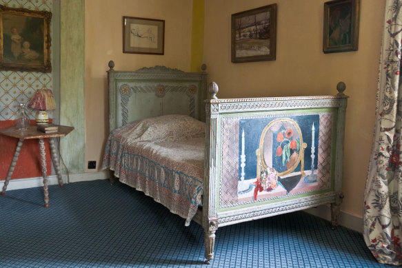 Clive Bell's bedroom at Charleston.