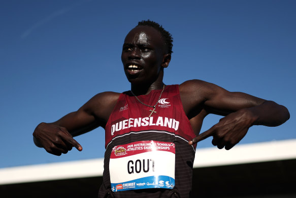 Remember the name: Ipswich product Gout Gout has put the athletics world on notice.