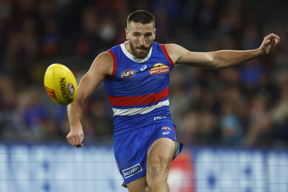 Marcus Bontempelli again starred for the Bulldogs in their win over the Lions.