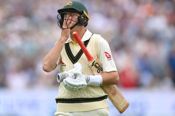 Labuschagne was twice dismissed by Australia’s nemesis Stuart Broad at Edgbaston.