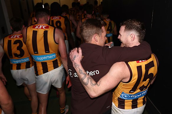 Sam Mitchell wraps an arm around an unlikely big-stage hero: Blake Hardwick