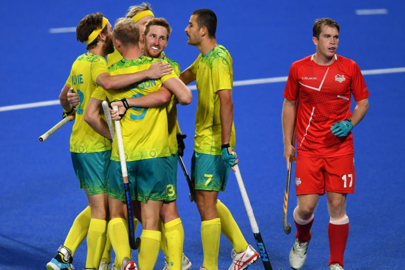 Australia will face India in the men’s hockey gold medal match on Monday night (AEST).