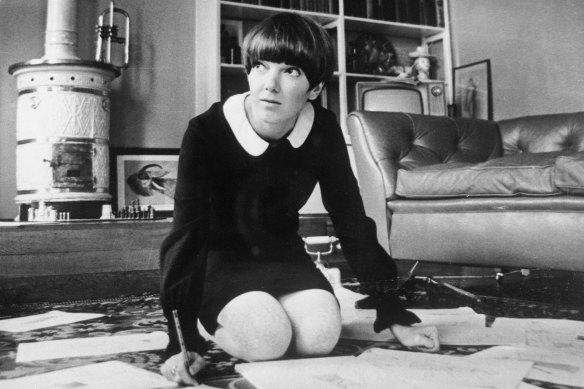 Mary Quant, one of the leading lights of the British fashion scene in the 1960s.