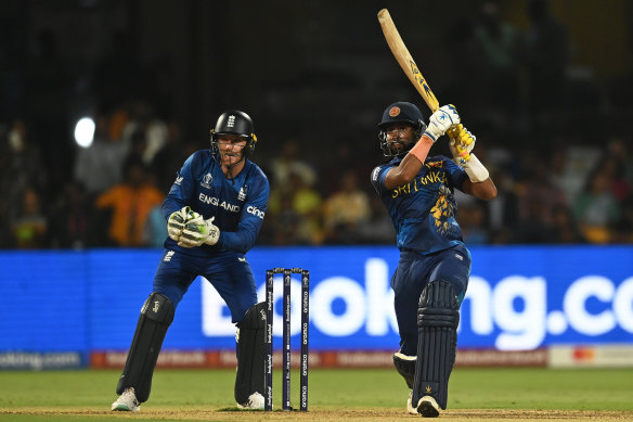 Sri Lanka’s Sadeera Samarawickrama notched 65 runs. 